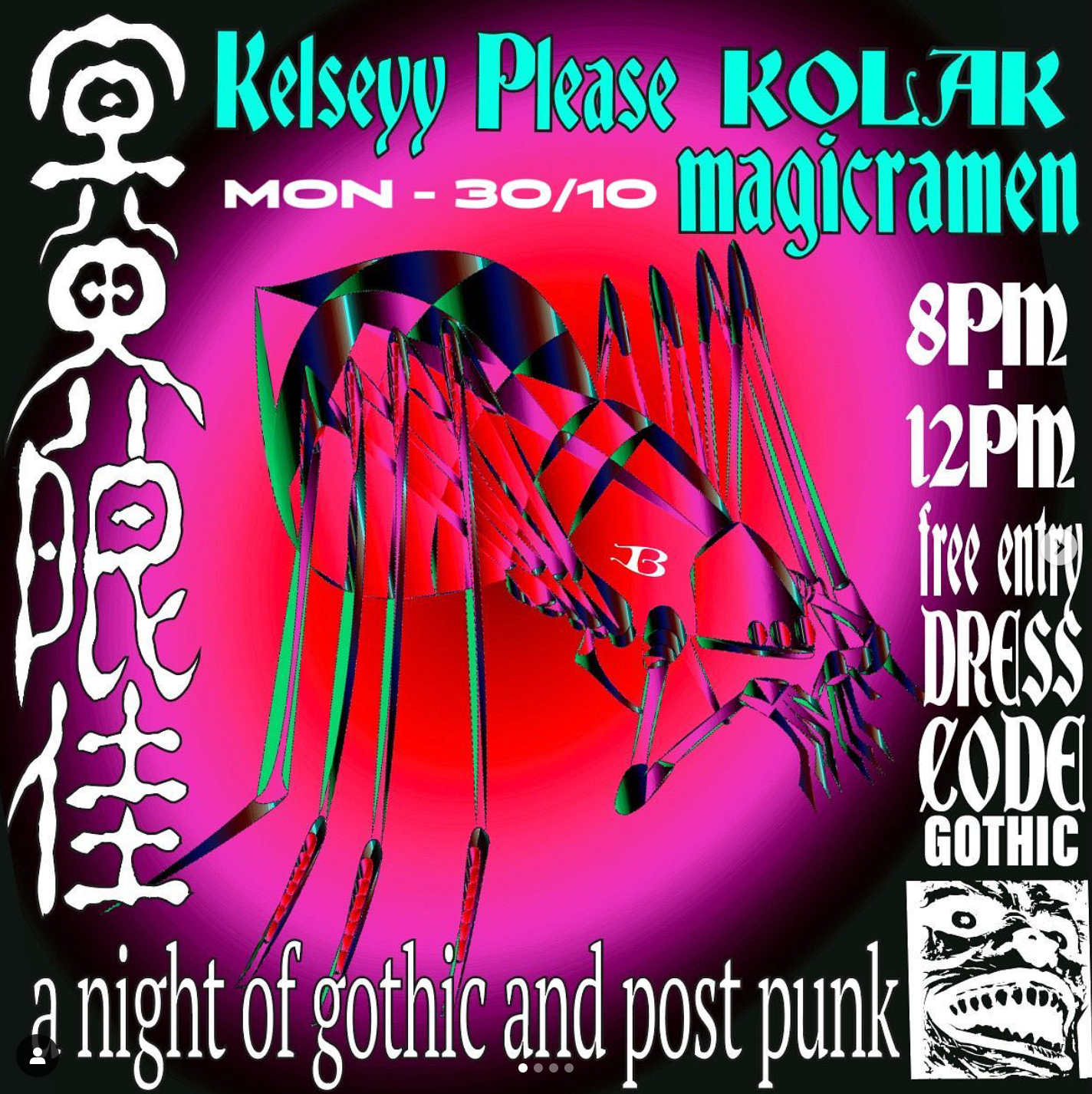 A Night of Gothic and Postpunk